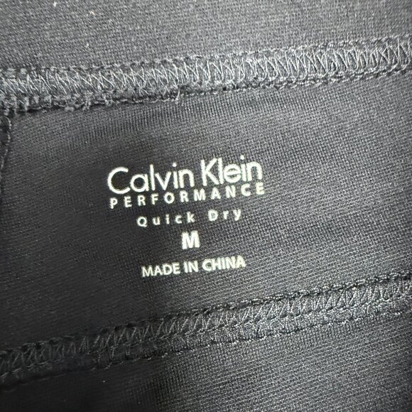 NWT Women's CALVIN KLEIN Performance Quick Dry Stretch Pants Black | Size M - Picture 9 of 11